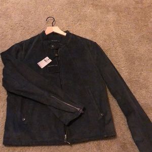 New John Varvatos USA suede jacket. MEDIUM